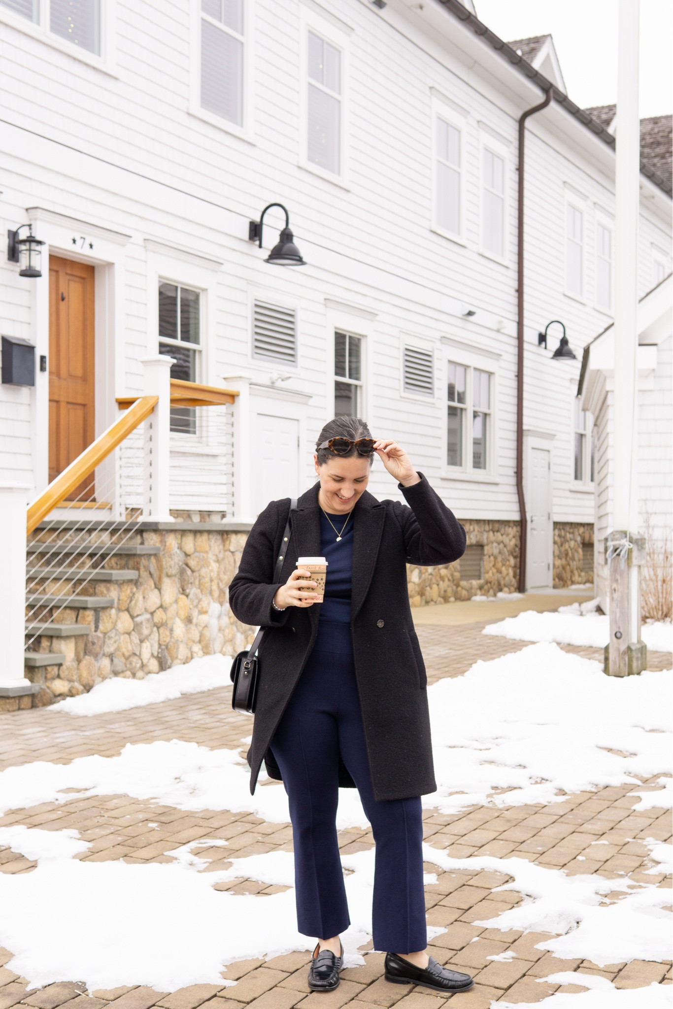 A simple navy outfit for days when I’m not feeling particularly inspired. 💙

Monochromatic picks instantly makes a look feel elevated and sophisticated. 

I’m wearing: 
Navy Cashmere Sweater (Size Large)
Navy Sweater Pants (Size Large)
Black Leather Loafers
Sézane Milo Handbag

#LTKFindsUnder50 #LTKFindsUnder100 #LTKMidsize