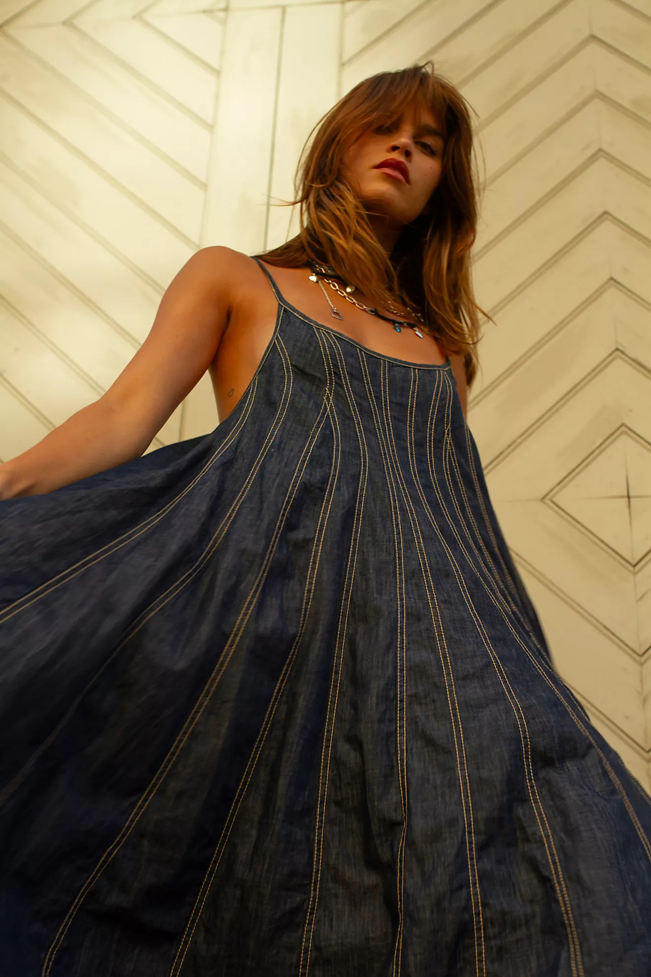 Denim Dreams Midi Dress | Free People (Global - UK&FR Excluded)