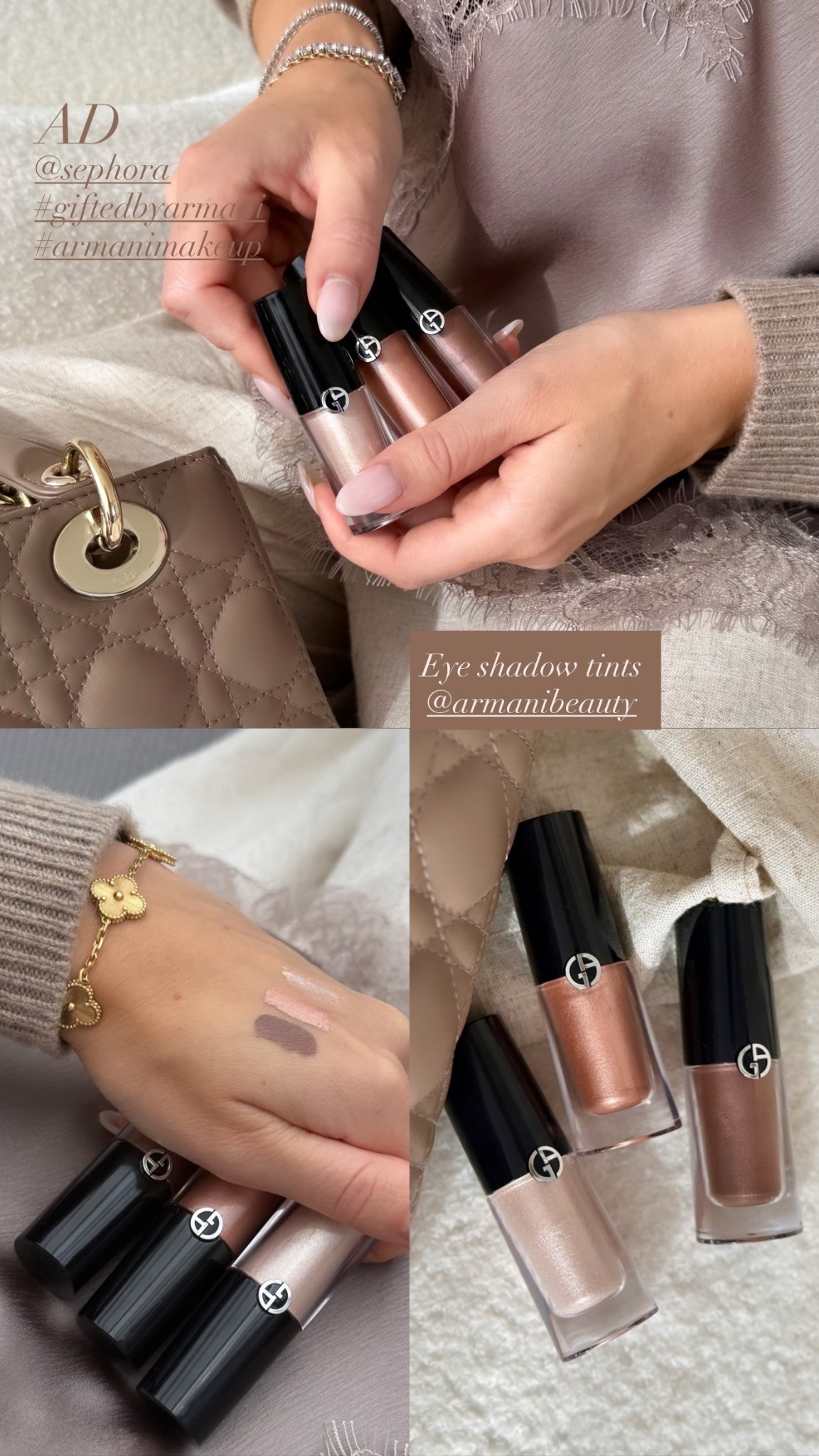 AD Eyeshadow tints - eyeshadow that is buildable and creaseproof!✨ @sephora #giftedbyarmani #armanimakeup @armanibeauty

#LTKBeauty #LTKFindsUnder50
