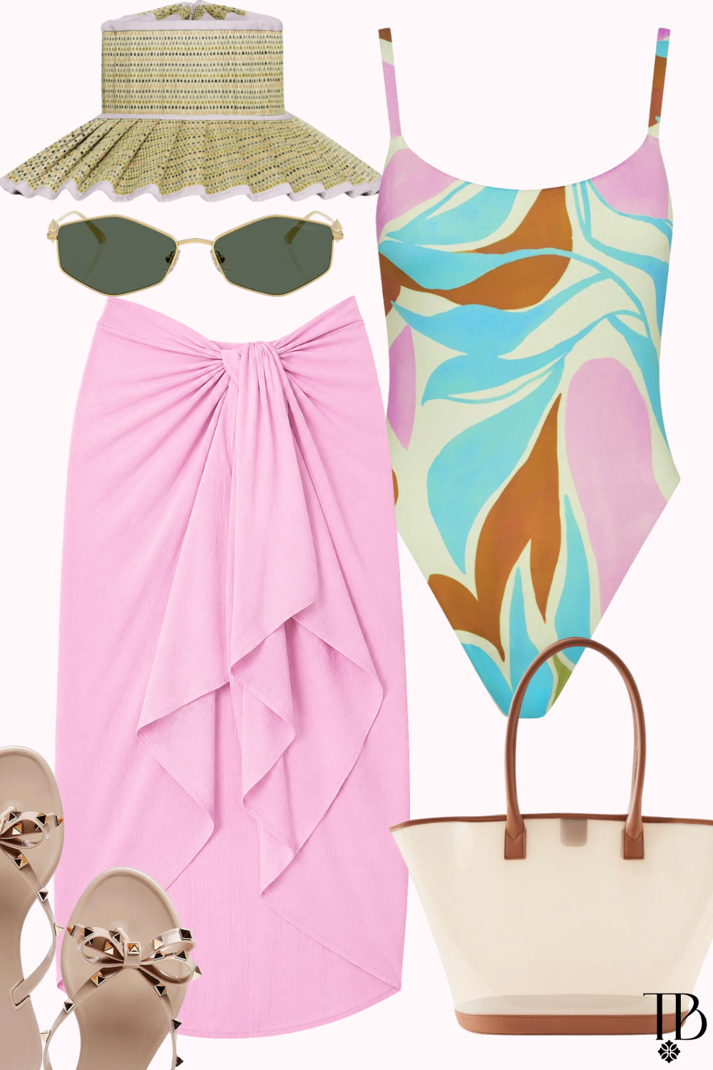Sherbet shores & sunshine skies 🍦🌴 Pastel paradise with the sweetest poolside vibes ✨ #LTKsummer #ResortStyle #BeachVacation #PoolsideLook #VacationOutfit 

 