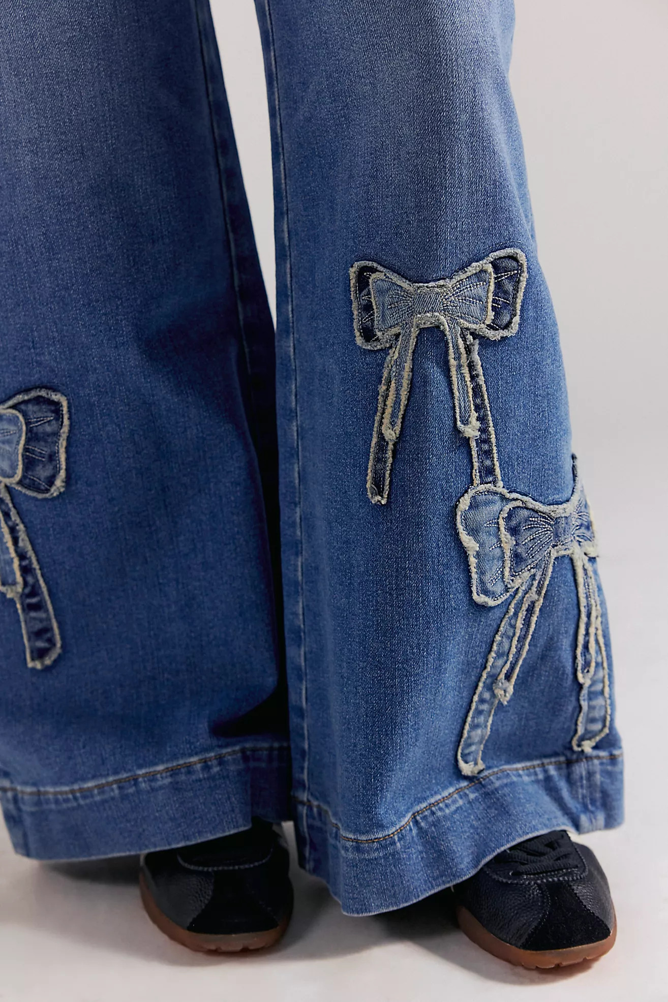 Driftwood Embroidered Wide-Leg Jeans | Free People (Global - UK&FR Excluded)