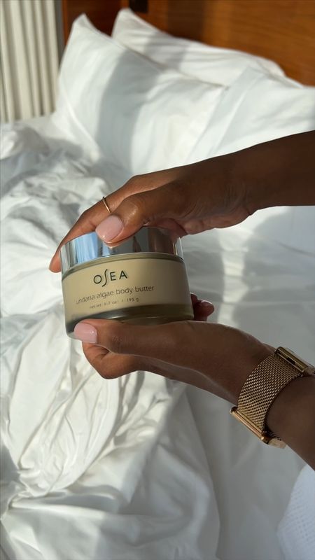 Looking for a next-level body butter? Look no further than Osea's Undaria Algae Body Butter. This ultra-hydrating formula is infused with high-performance ingredients to address all signs of aging. Nutrient-rich undaria seaweed, antioxidants, whipped shea butter and ceramides melt into the skin, leaving it soft, smooth and healthy-looking.  #skincare #bodybutter

#LTKbeauty