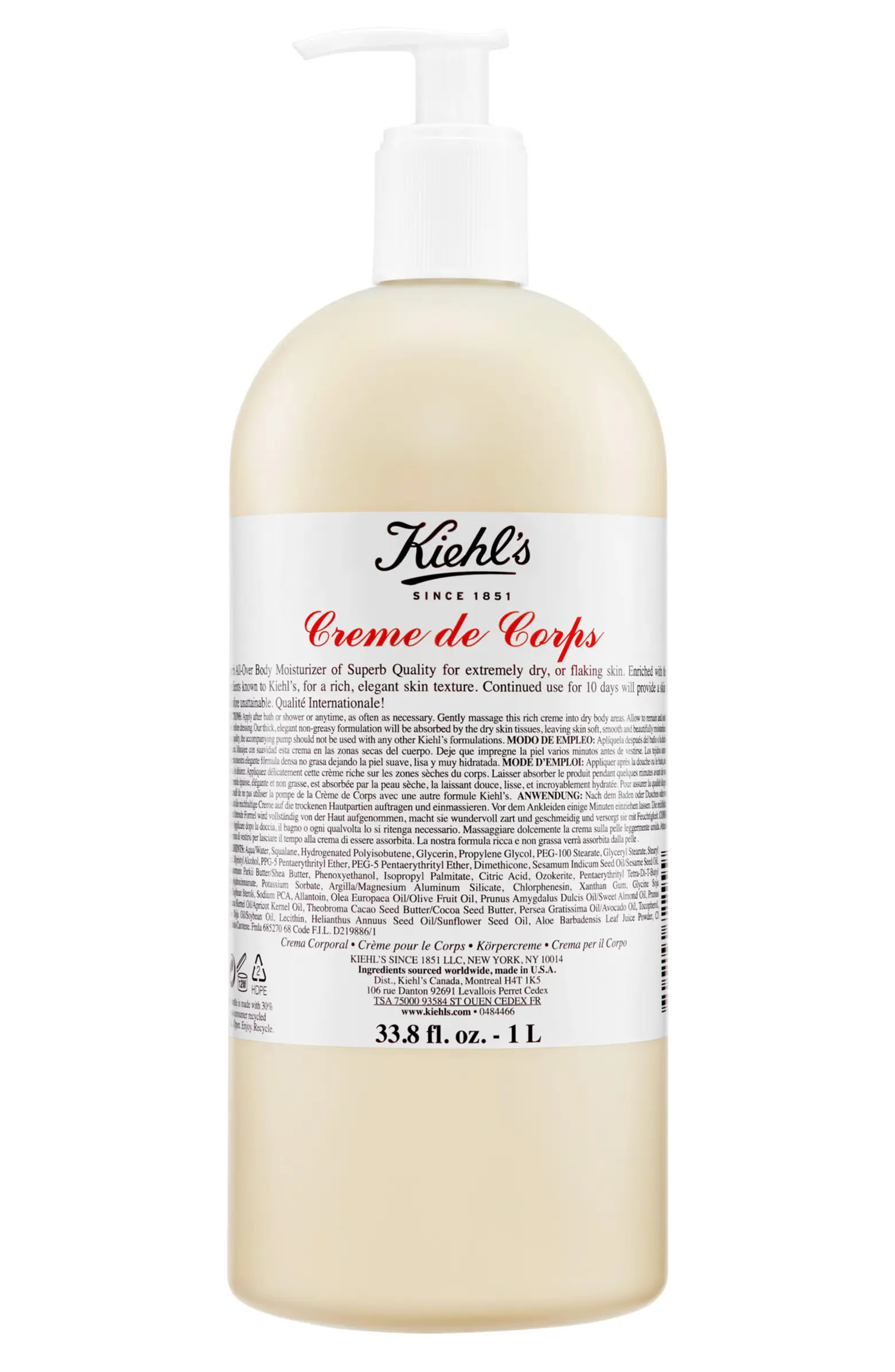 Kiehl's Since 1851 Creme de Corps Body Moisturizer | Nordstrom | Nordstrom