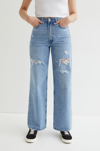 Wide High Jeans | H&M (UK, MY, IN, SG, PH, TW, HK)