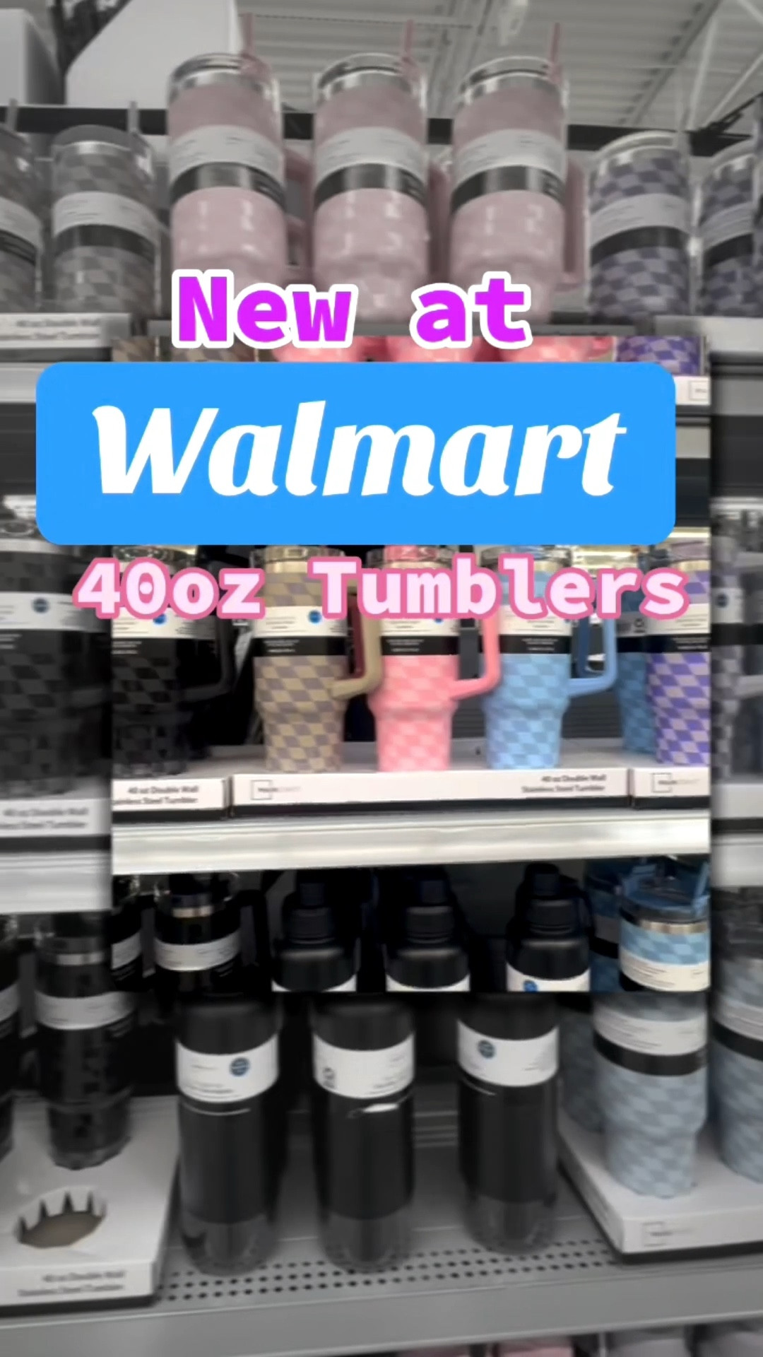 New at Walmart! 40 ounce steel tumblers. Withdraw checkerboard diamond print.

#LTKFindsUnder50 #LTKSaleAlert #LTKHome
