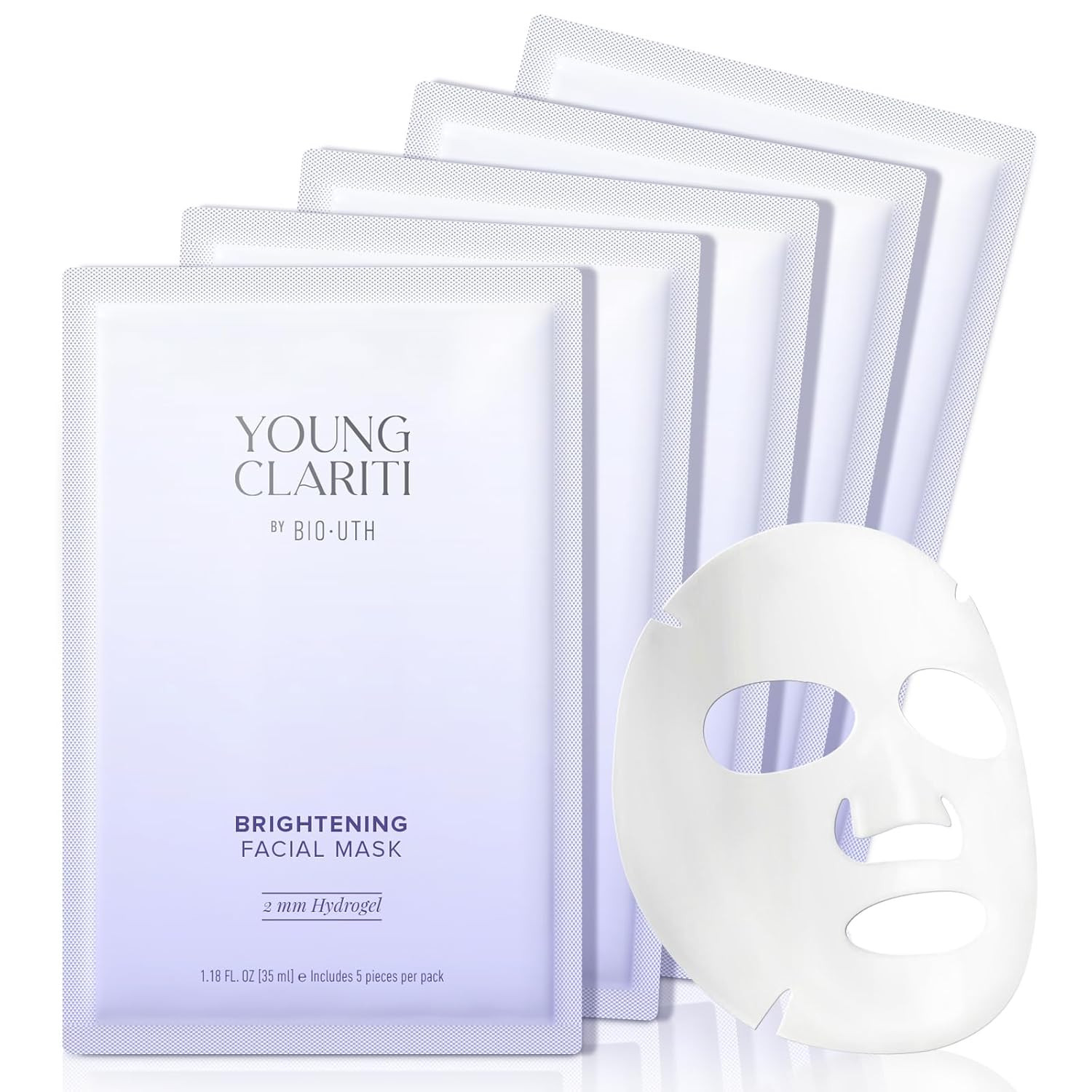 Hydrogel Face Masks Skincare, Collagen Face Mask with Vitamin B3, B5 and Hyaluronic Acid, Hydrati... | Amazon (US)