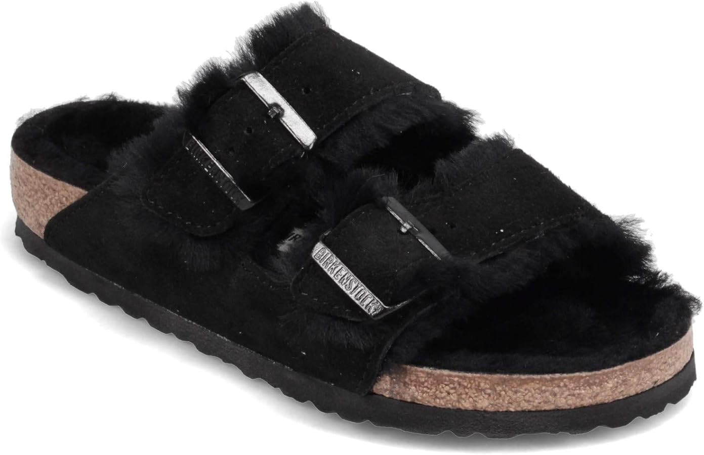 Birkenstock Unisex Arizona Fur Suede Sandals | Amazon (US)