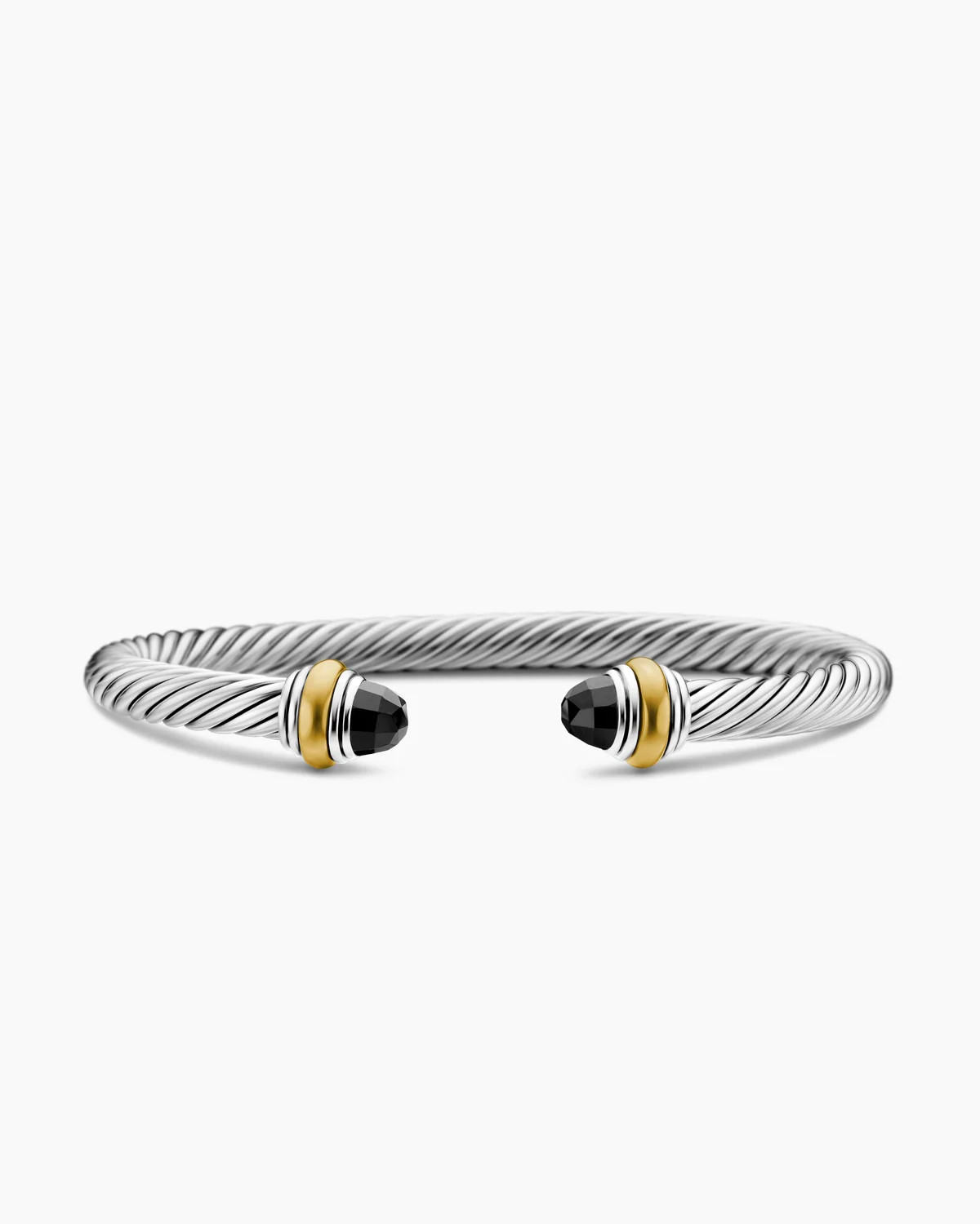 David Yurman | Classic Cable Bracelet in Sterling Silver with 14K Yellow Gold, 5mm | David Yurman