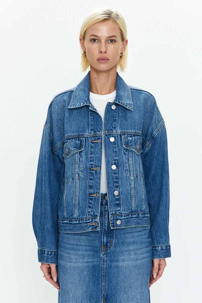 Margot Oversized Denim Jacket - Maui | Pistola Denim