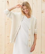 Cotton Cocoon Cardigan - Ivory | Jenni Kayne | Jenni Kayne