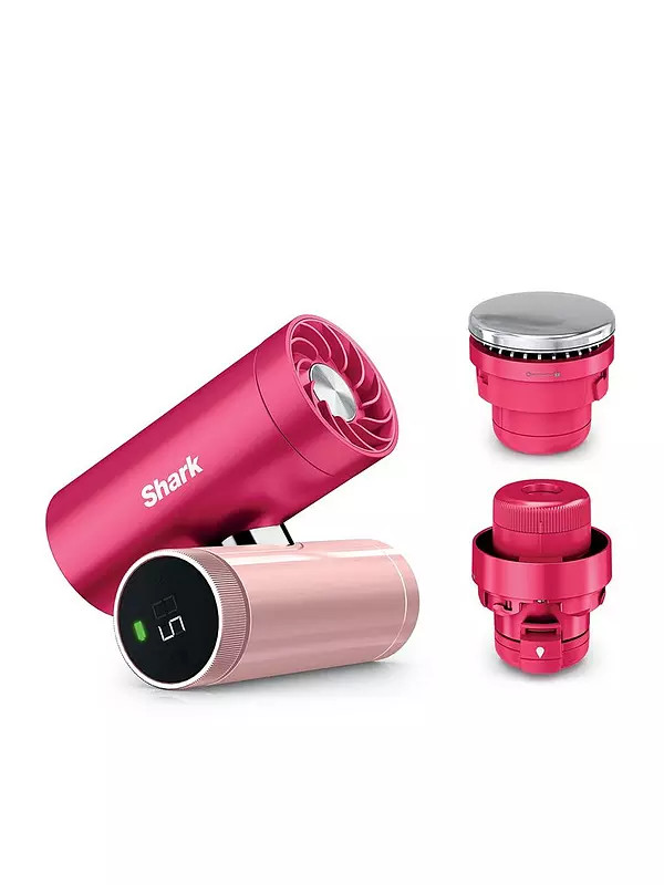 Shark ChillPill Portable 3-in-1 Fan, Mist & InstaChill System - Dragon Fruit FA022UKPK | Very (UK)