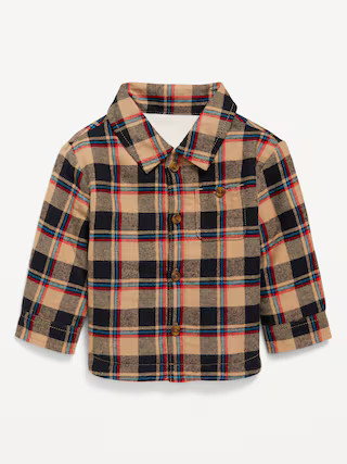 Flannel Buttoned Utility Pocket Shacket for Baby | Old Navy (US)