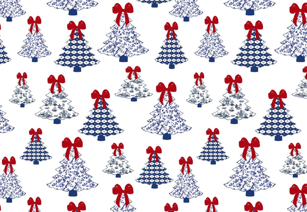 Christmas Tree with Red Bow | The Enchanted Home