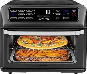 Chefman Toast-Air Touch Air Fryer Toaster Oven Combo, 4-In-1 Black Convection Oven Countertop, Co... | Amazon (US)