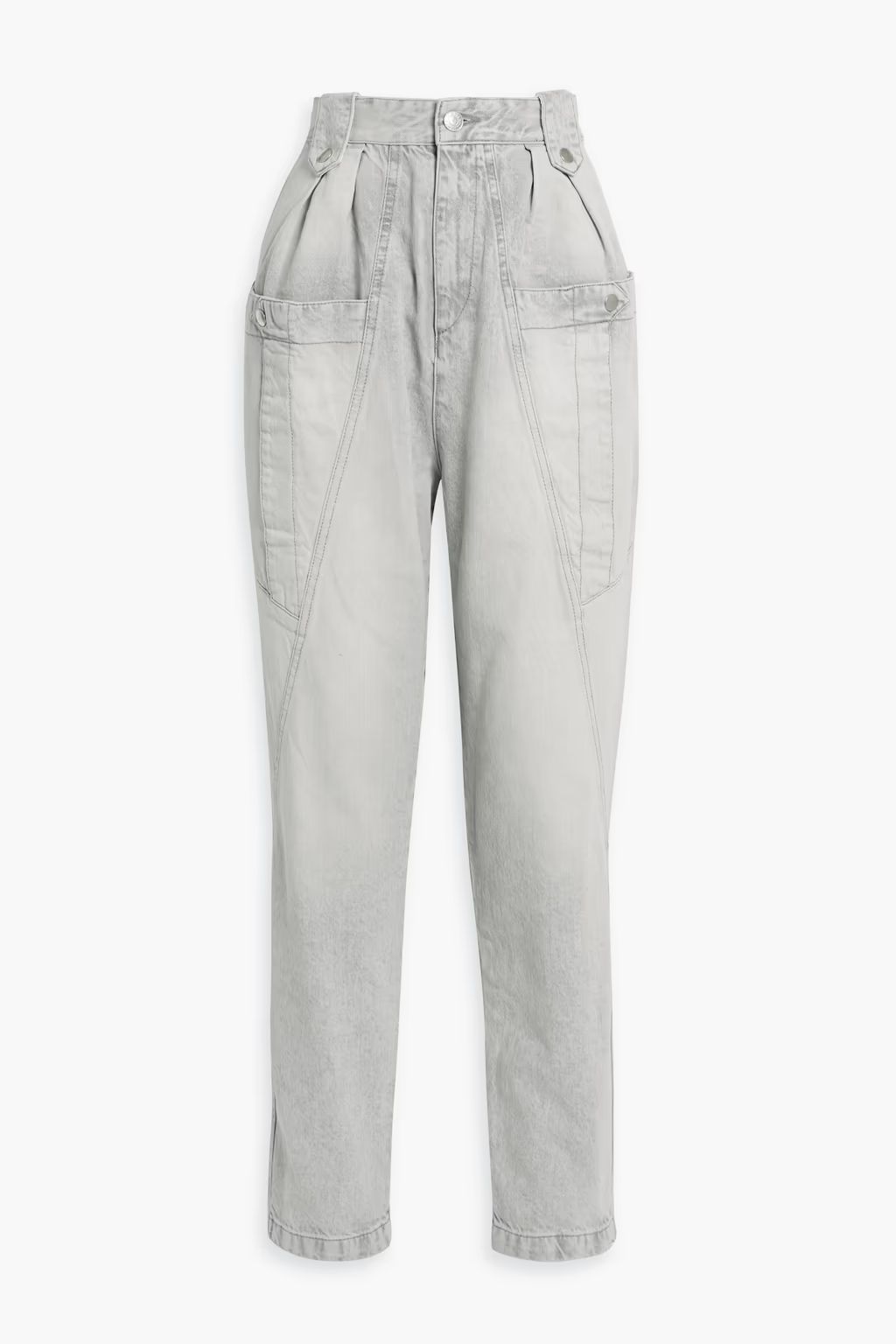 Kerris faded high-rise tapered jeans | The Outnet (US and CA)