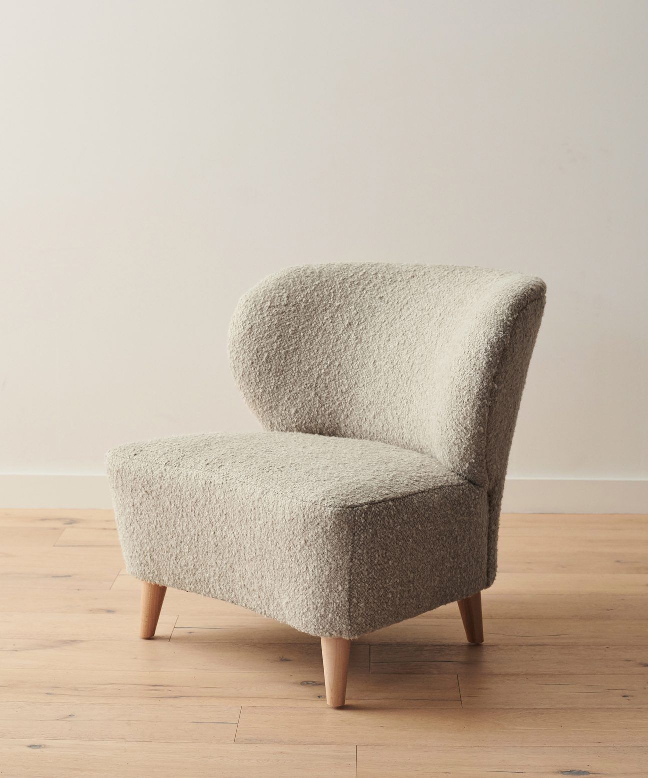 Brentwood Boucle Chair - Natural Wool Boucle | Jenni Kayne | Jenni Kayne