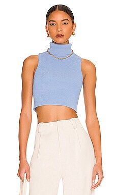 Bardot Thea Knit Top in Cornflower from Revolve.com | Revolve Clothing (Global)