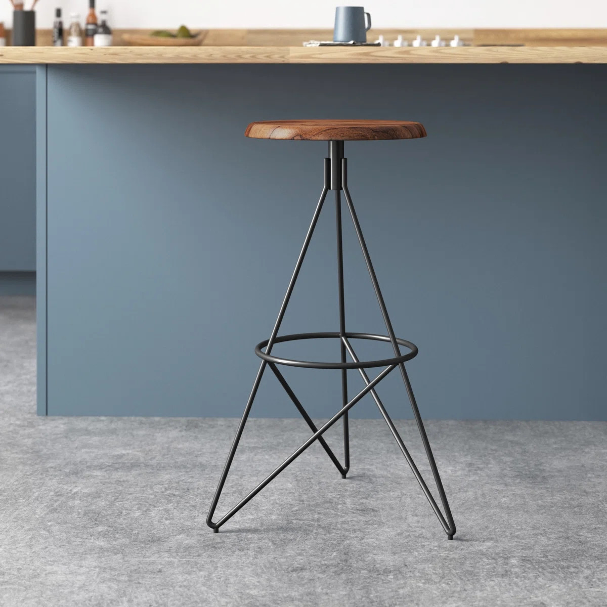 Winford Counter Stool with Metal Frame | Wayfair North America