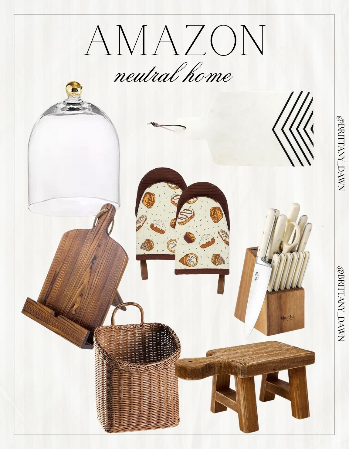 Bring a touch of organic warmth to your space with these beautiful neutral finds. I am loving the mix of natural wood tones and white marble for a clean, sophisticated kitchen aesthetic. 🕊️🌿

The woven baskets and cloche add such a curated feel to any countertop. These timeless pieces are perfect for creating a cozy, high-end look without a total renovation! 🪵🧺

#AmazonHome #NeutralDecor #HomeInspo #InteriorStyling #KitchenDecor #NeutralAesthetic #AmazonFinds #HomeStyle #ModernFarmhouse

#LTKHome