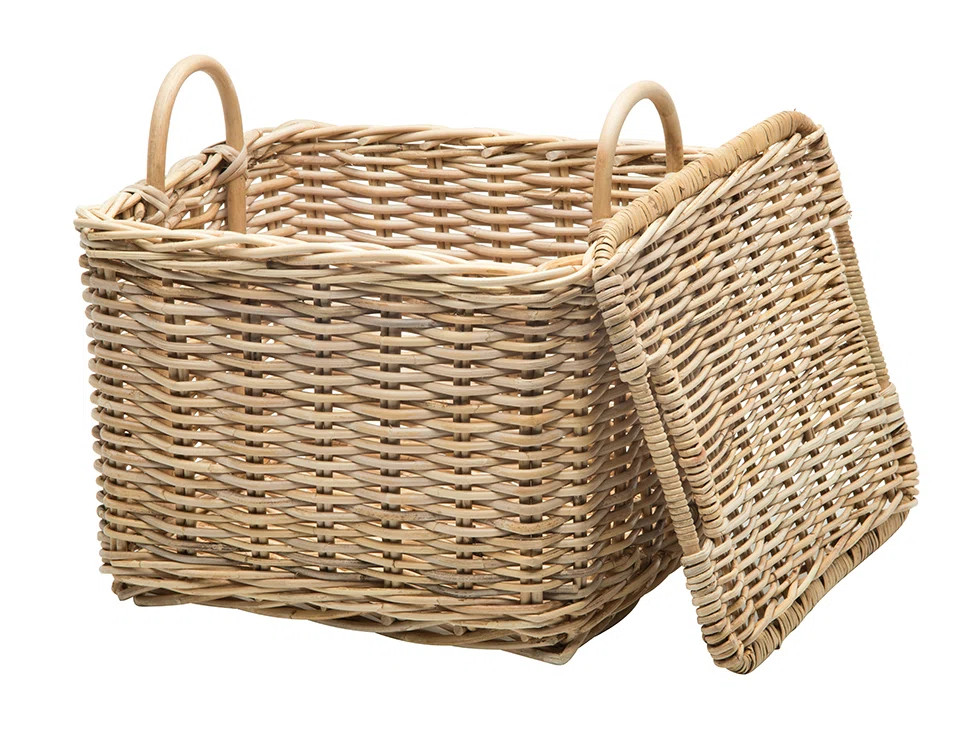 Rosecliff Heights Boyden Rattan Basket | Wayfair North America
