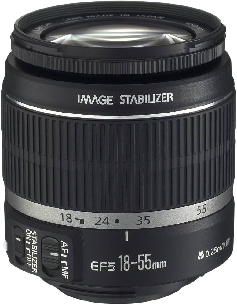 Canon EF-S 18-55mm f/3.5-5.6 is II SLR Lens White Box | Amazon (US)
