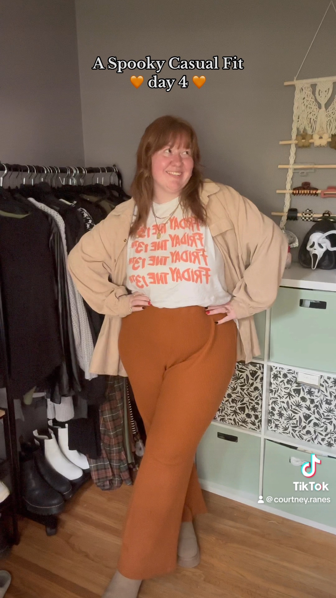 Shirt and pants are a couple years old from American Eagle but I linked a few similar options🧡

#LTKHalloween #LTKplussize #LTKmidsize
