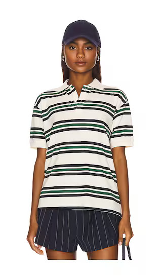 Leisure Polo Top in Ivory Moss | Revolve Clothing (Global)