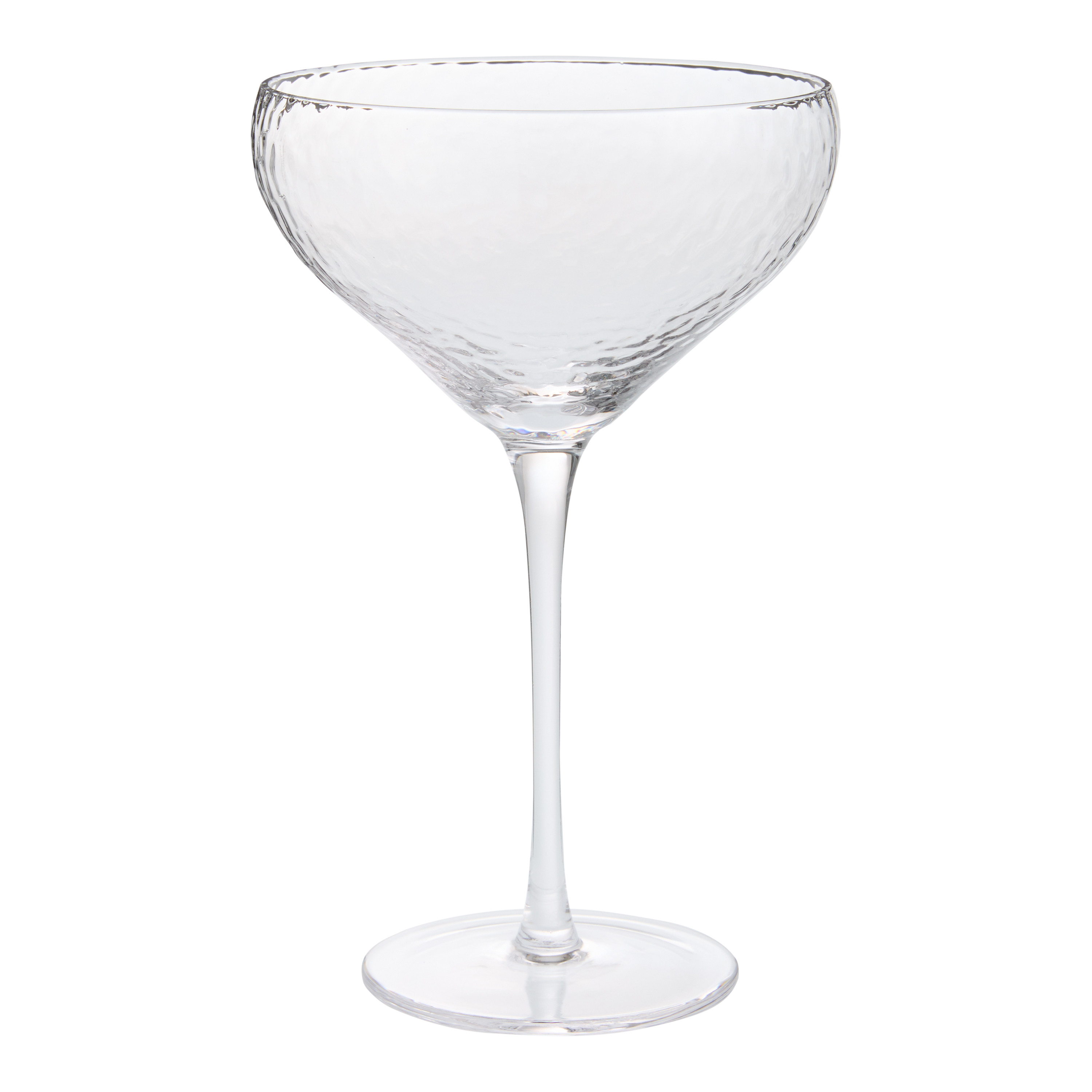 Lira Hammered Coupe Glass | World Market