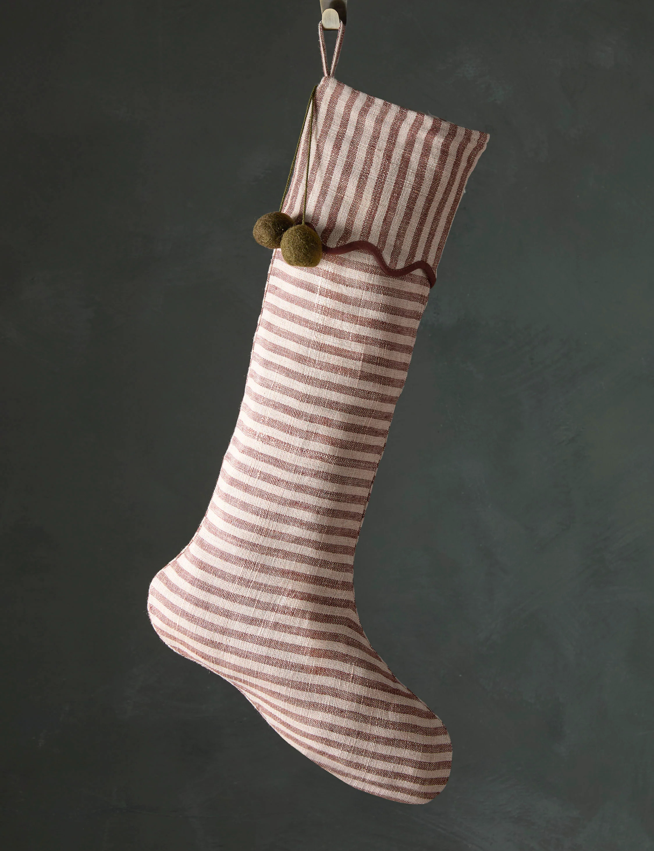 Lanie Linen Stocking | Lulu and Georgia 