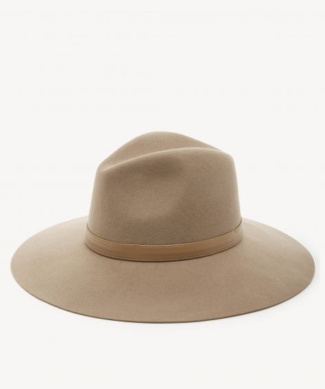 Wide Brim Wool Hat | Sole Society (US)