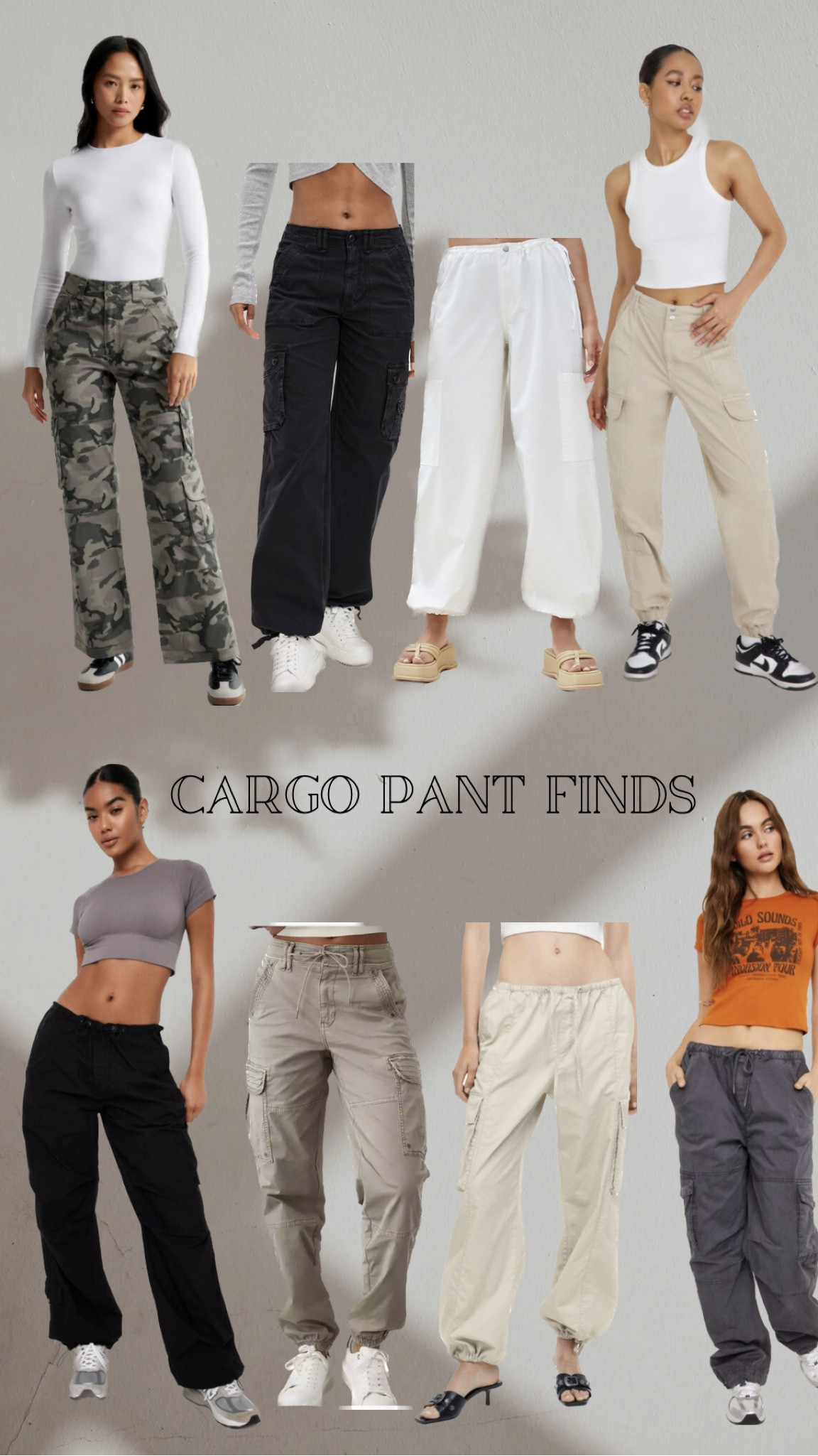 Women’s cargo pants
Utility pant inspo 
Camo cargo pant
Parachute pant 


#LTKunder100 #LTKFind #LTKstyletip
