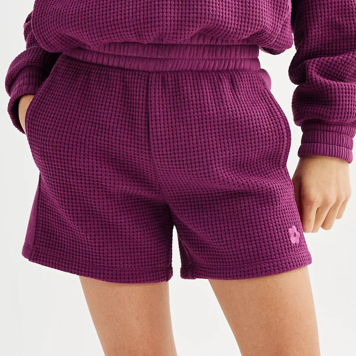 Girls 7-16 Limited Too Cozy Waffle Short | Kohl's