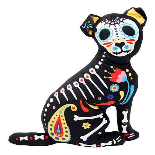 Warm & Cozy Day of the Dead Dog Decorative Pillow | HSN