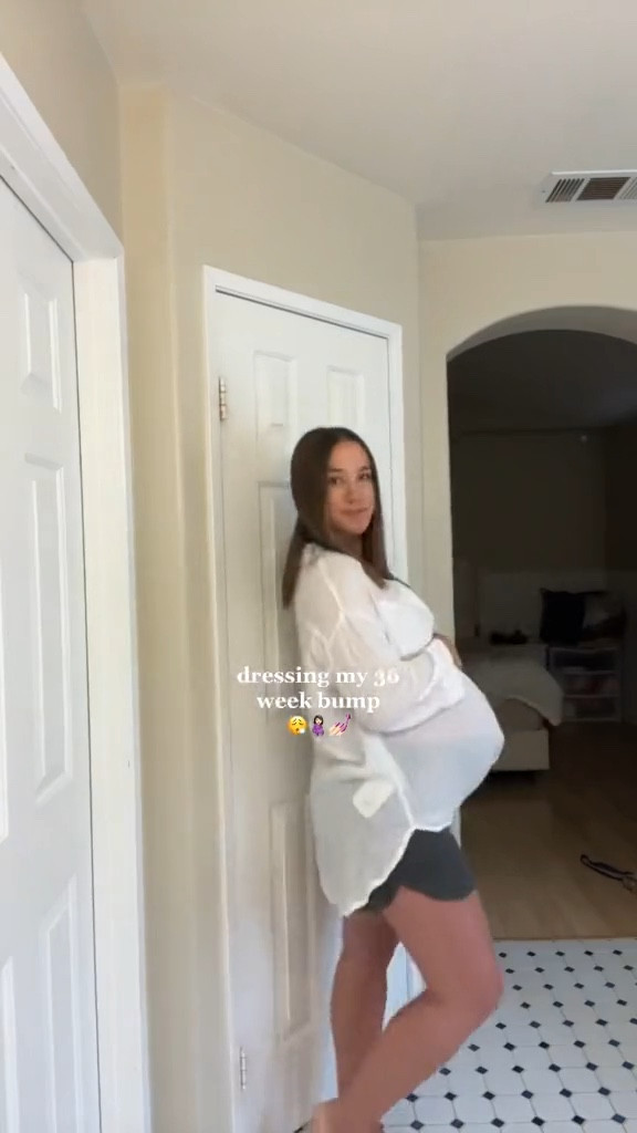 XL shirt, L shorts :) #maternity #ltkmaternity #targetstyle 