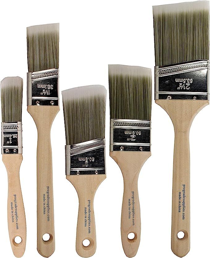 Pro Grade - Paint Brushes - 5 Ea - Paint Brush Set | Amazon (US)
