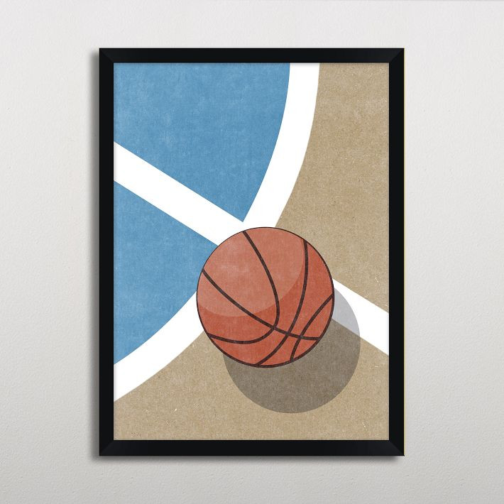 Basketball Framed Poster | Pottery Barn Teen