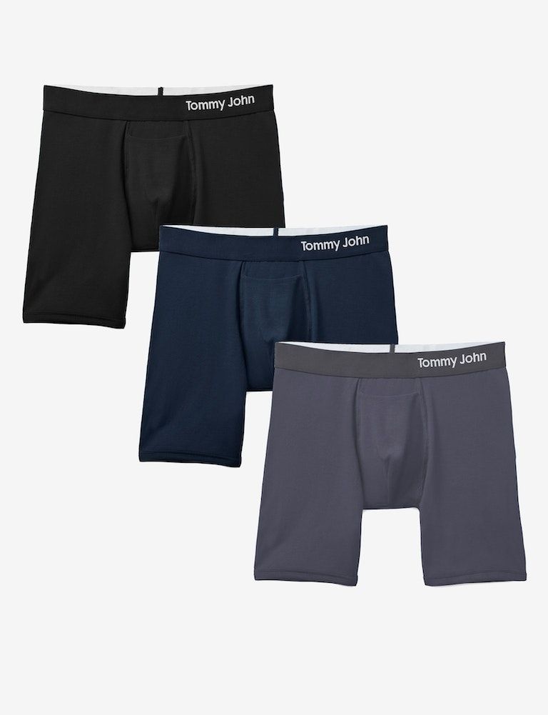 Cool Cotton Mid-Length Boxer Brief 6" (3-Pack) | Tommy John