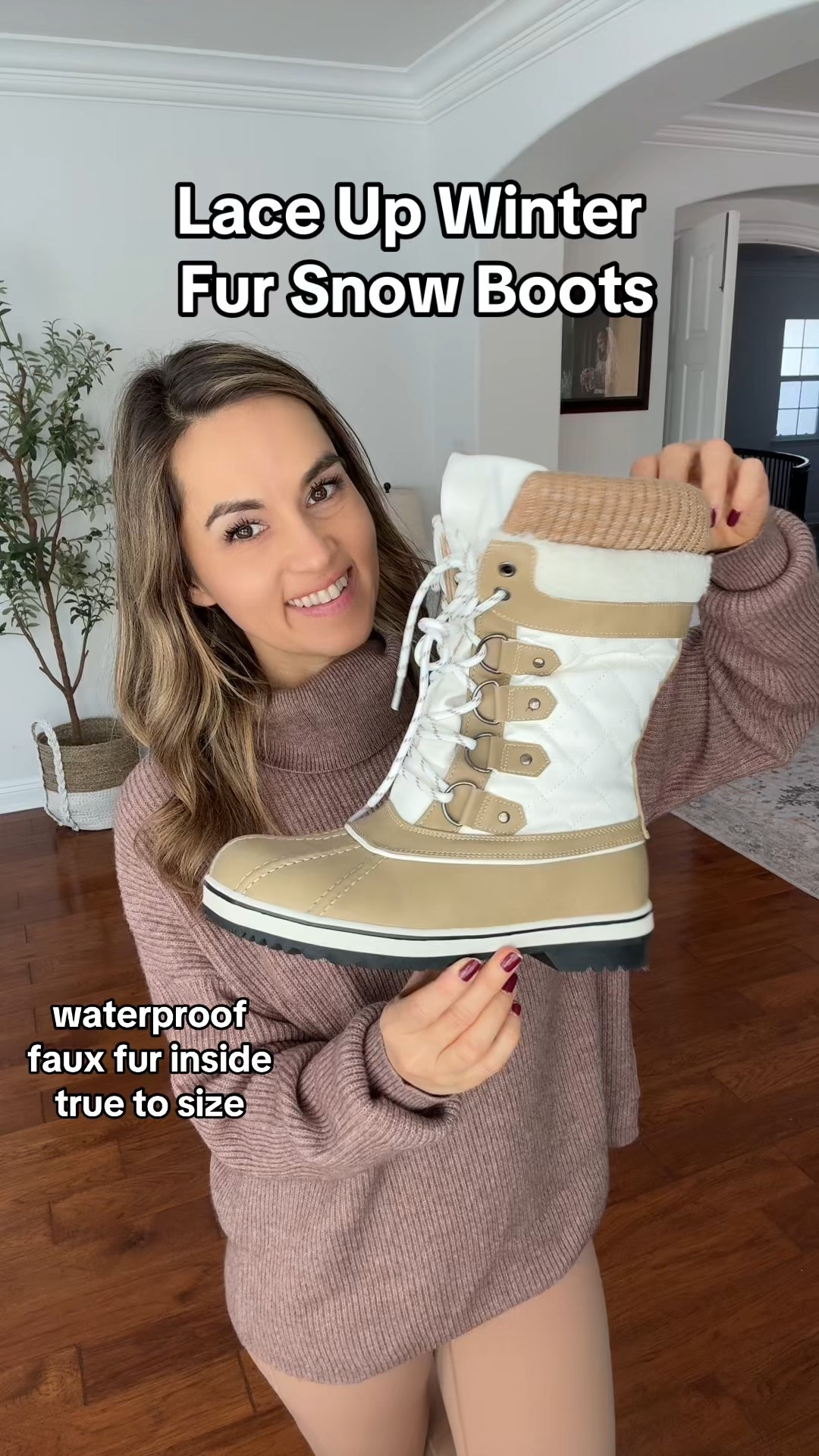 Cozy Lace-Up Winter Fur Snow Boots


Stay warm and stylish all winter long with these waterproof lace-up snow boots ☃️ Featuring a soft faux fur lining for ultimate comfort and a true-to-size fit, they’re perfect for cold, snowy days or mountain getaways. Pair them with your favorite sweater and leggings for a cozy winter look!

#WinterFashion #SnowBoots #CozyStyle #AmazonFinds #ColdWeatherOutfit #WinterOOTD #SparkDazzleStyle #FauxFurBoots