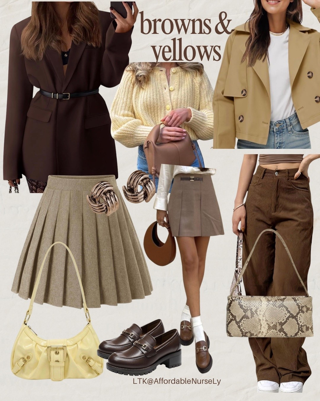 Color matching browns and yellows for winter. Check out these pieces and create your own style!

#LTKSeasonal #LTKootd #LTKdayinmylife