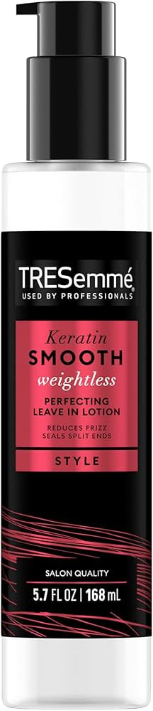 TRESemmé Perfecting Leave-In Lotion Keratin Smooth for Sleek & Shine Weightless 5.7 oz | Amazon (US)