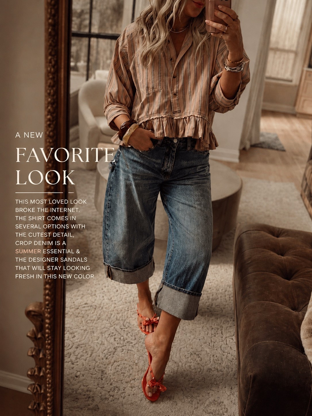 wearing small in top and I have a few colors including plain white and always get so many compliments! 🤍
Jeans I sized up one but not sure I needed to! 



Summer outfits. Sandals. Summer break. Date night outfits. Vacation outfits. Denim. Jeans

#LTKootd #LTKgrwm #LTKSeasonal