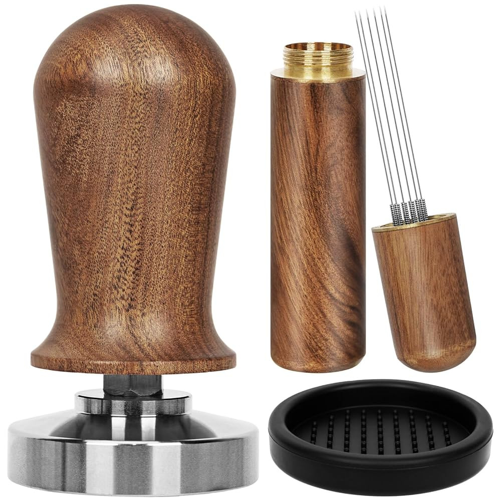 Y-Step 51mm Espresso Tamper Set, 30 lb Consistent Pressure Calibrated Coffee Tamper with Spring L... | Amazon (US)
