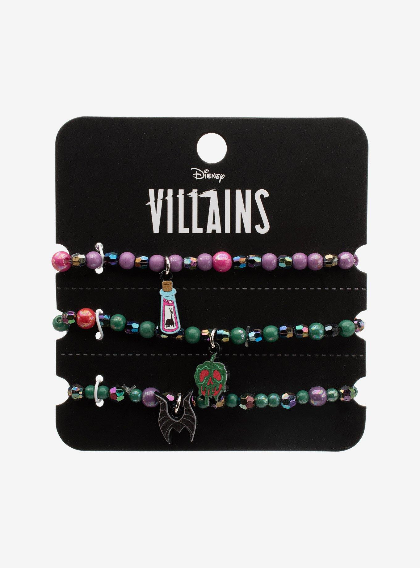 Disney Villains Icons Bead Bracelet Set | Hot Topic