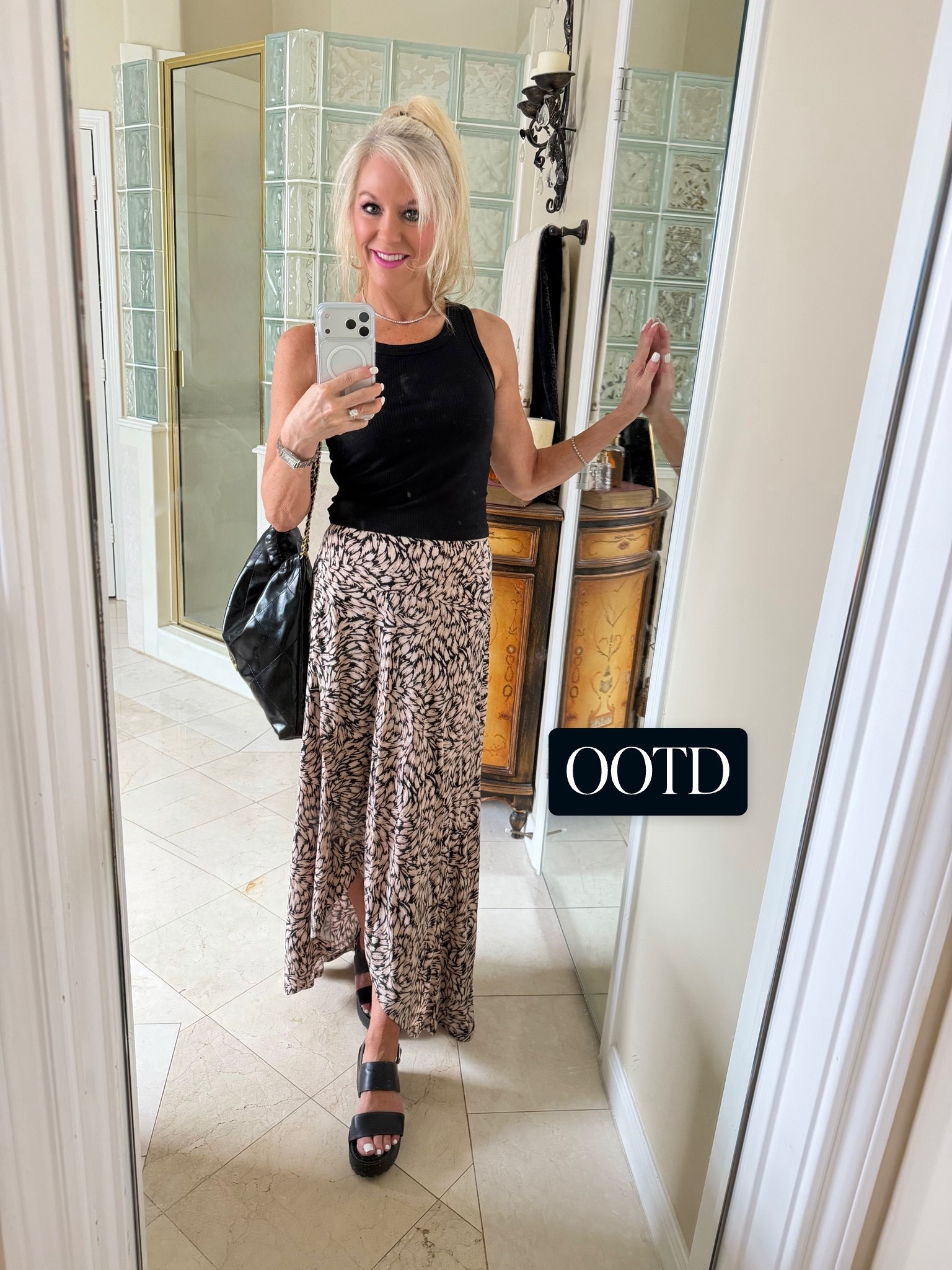 Such a fun summer to fall outfit! I am 5’4”, 113 lbs and wearing a size 2 in the skirt and 4/6 in the tank top. @Lascana

#LTKootd #LTKgrwm #LTKdayinmylife