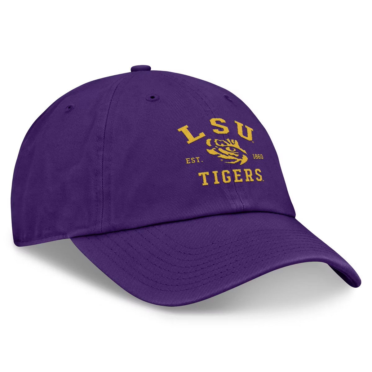 NCAA LSU Tigers Griffin Cotton Hat: Adjustable Men's Baseball Cap | Target