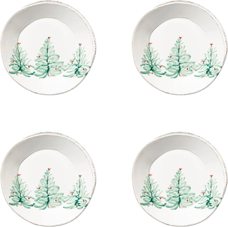 Vietri Lastra Holiday Collection Italian Dinnerware Sets (Pasta Bowls, Set of 4) | Amazon (US)