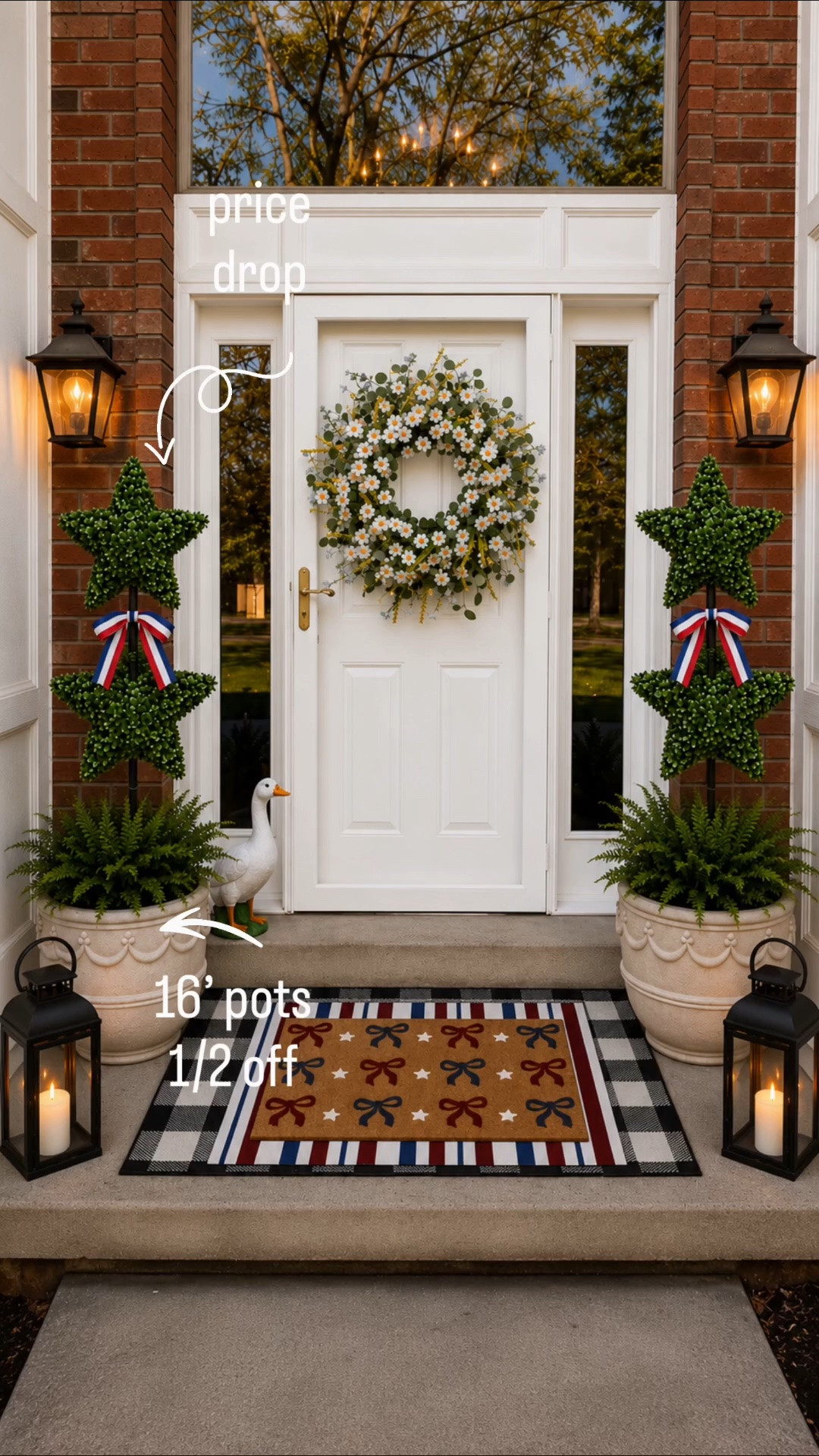 Patriotic outdoor decor | Fourth of July decor 🇺🇸

Red, white, and blue never goes out of style! From front porch planters and patriotic rugs to festive outdoor accents, these sale finds make it easy to give your home a classic Fourth of July refresh without overspending.

Linking my favorite patriotic outdoor decor pieces that add the perfect touch for summer entertaining, porch sitting, and holiday celebrations. ❤️🤍💙

#LTKHome #LTKActive #LTKmomlife