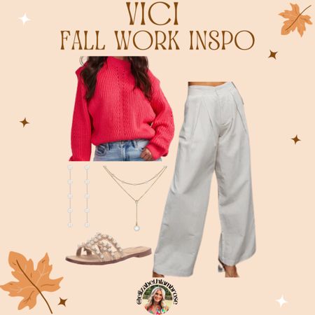VICI is having a sale so I put together some cute fall work outfits! Some pieces you can style multiple ways which is more bang for your buck!! I love a good business pant that you can pair with multiple colors!! I always go with a good neutral!! 
You can use code SAVEBIG right now to get an extra 40% off their sale prices! Most of these are on sale so grab them while you can! 

#vici #fallsale #fall #recentorder #sweater #tanks #work #tops #workwear #bodysuit #sale #workoutfit #workfits #BusinessCasual #Business #busy #corporate 

#LTKSeasonal #LTKworkwear #LTKsalealert