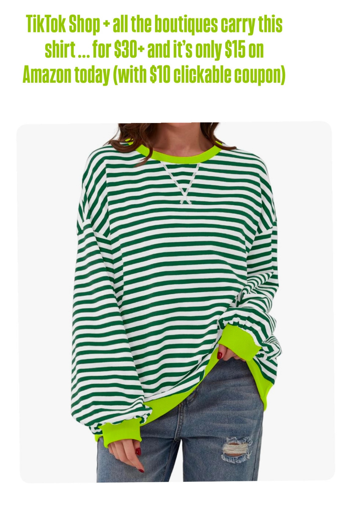 everyone sells this shirt but no one sells it this cheap!

#LTKOver40 #LTKMidsize #LTKSaleAlert