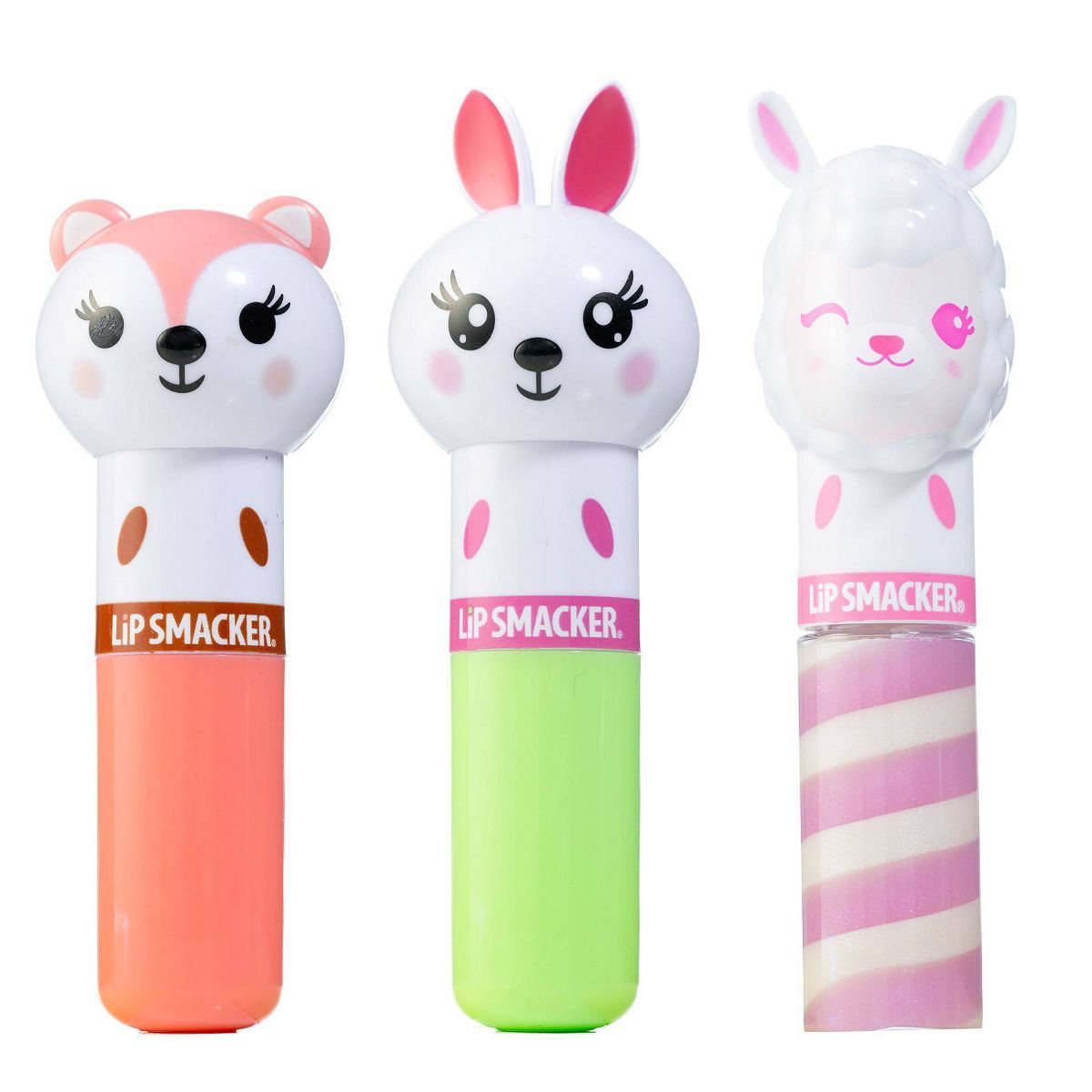 Lip Smacker Lippy Pal Lip Balm - Fox/Bunny/Llama - 0.54oz/3pk | Target